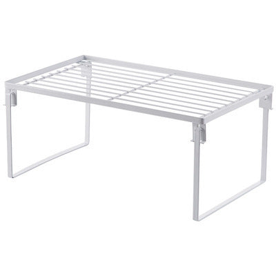 Maximize Your Kitchen Space with the Stackable Iron Kitchen Appliance Storage Rack